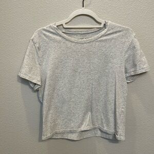 Grey baby tee